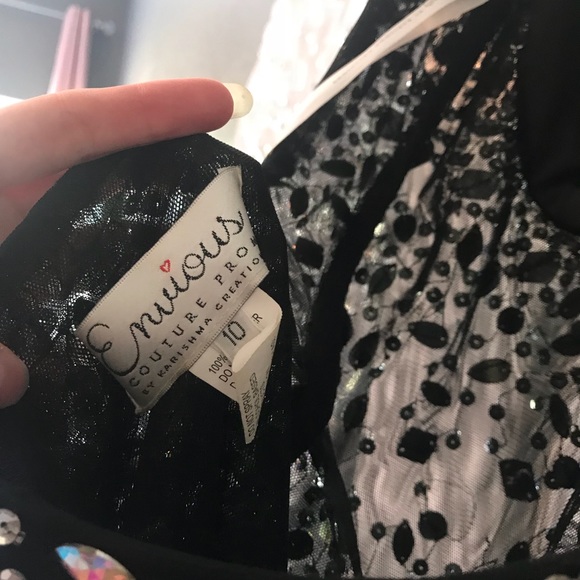 Envious Couture Prom Dress Size 10 - Picture 6 of 8